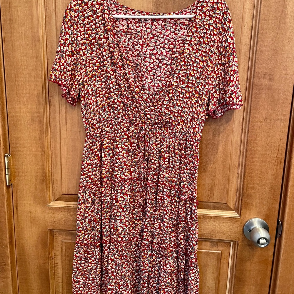 Dress Floral Red